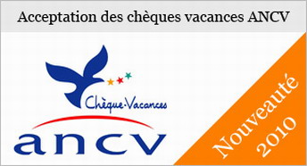 adhésions à l'ANCV - gite prenant les chèques vacances
