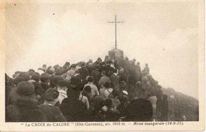 La croix du cagire au sommet du Cagire