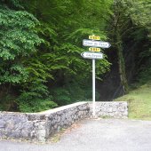 La cascade sur le chemin vers le Gîte