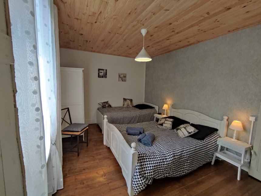 La chambre Paloumère avec ses 2 lits